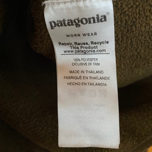 Patagonia Better Sweater Marsupial Men's Medium 1/4 Button Snap Fleece Pullover - Picture 6 of 9